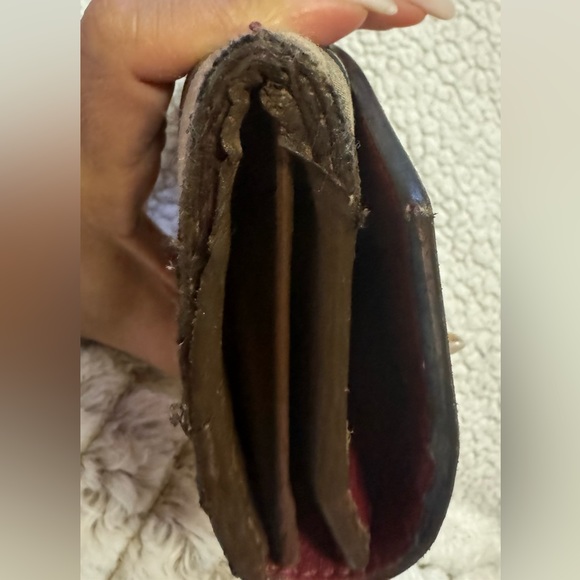 Burberry Continental Wallet Brown and Red - Picture 16 of 16